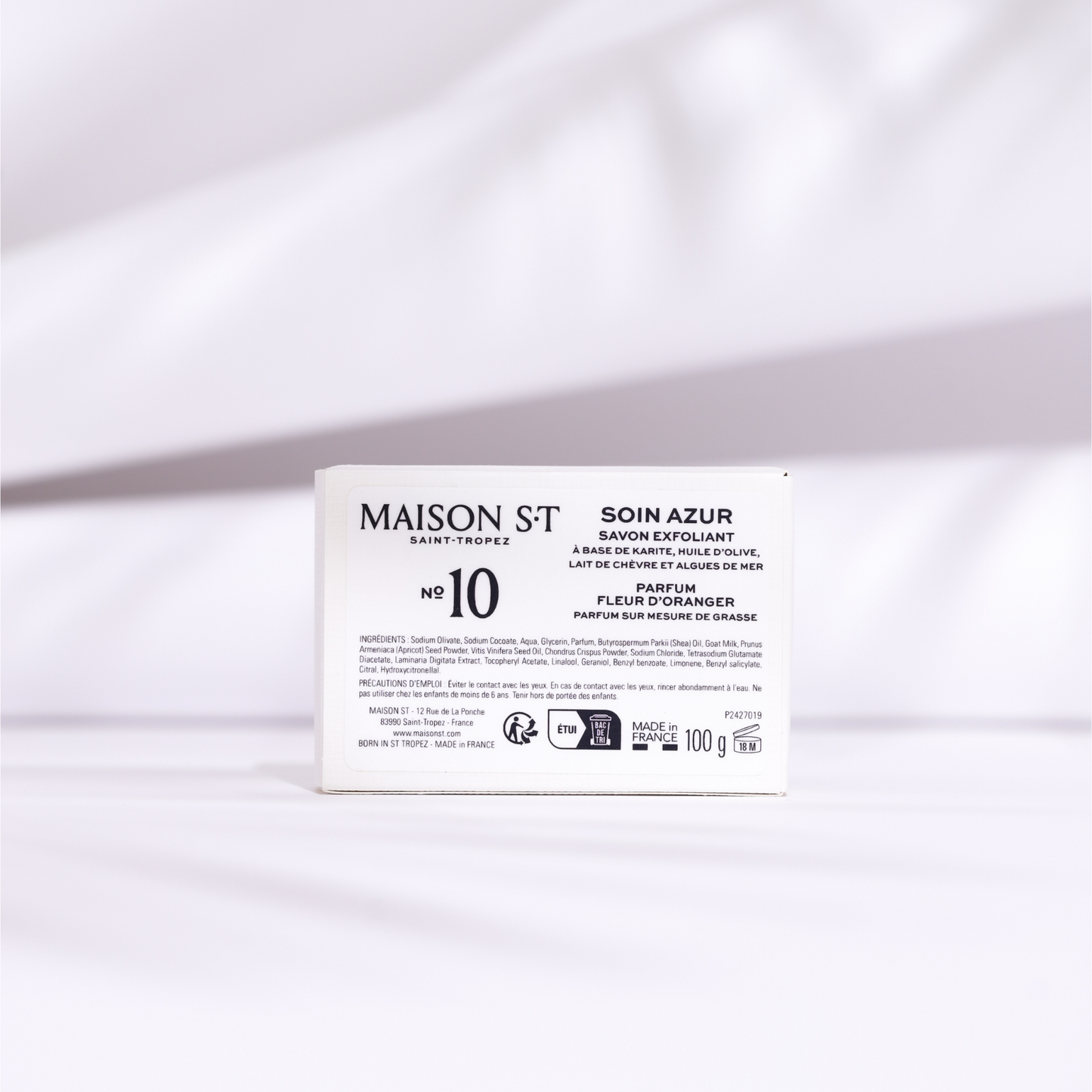 Exfoliating solid soap No. 10