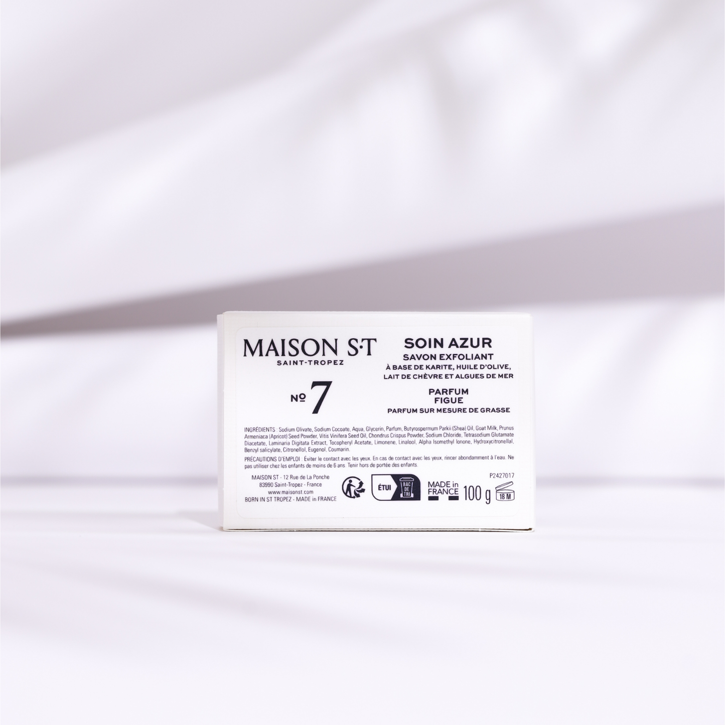 Exfoliating solid soap No. 7