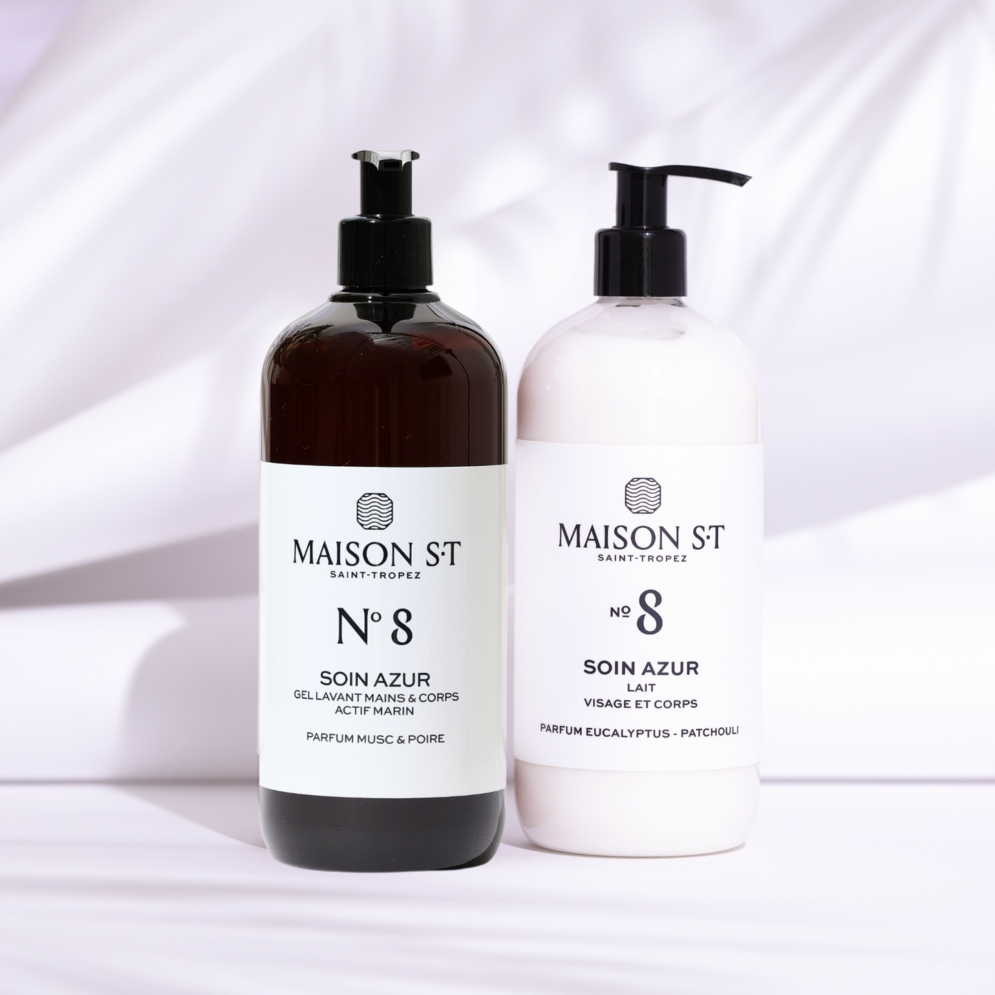 Duo Soin Azur N°8 – Gel Lavant & Lait Corps au Karité