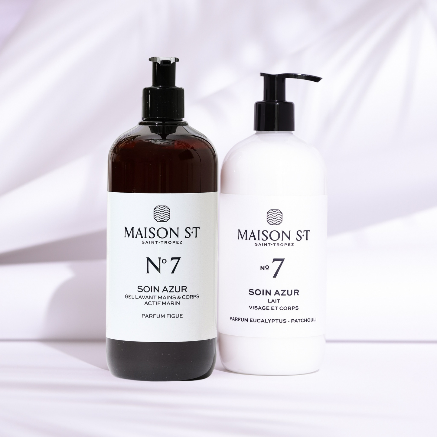 Duo Soin Azur N°7 – Gel Lavant & Lait Corps au Karité