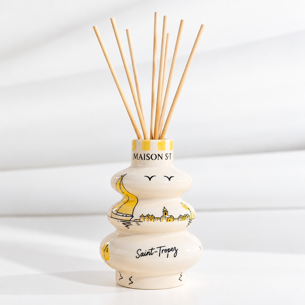Diffuseur en céramique 250 Ml LES VOILES DE SAINT-TROPEZ — ÉDITION LIMITÉE