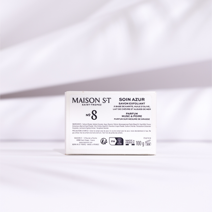 Solid exfoliating soap No. 8