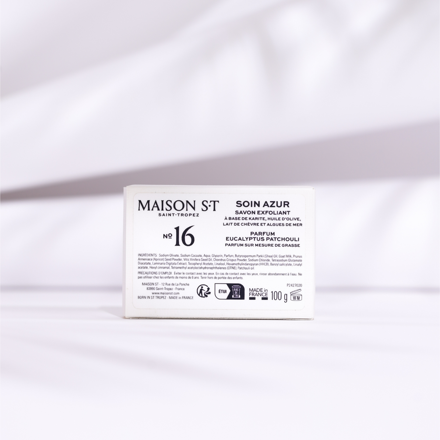 Exfoliating solid soap No. 16