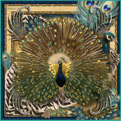 Carré en soie – Collaboration Doriane Malige x Maison S·T