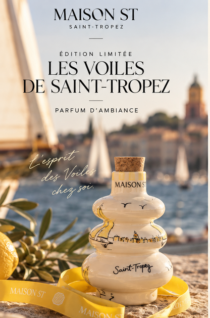 Diffuseur en céramique 250 Ml LES VOILES DE SAINT-TROPEZ — ÉDITION LIMITÉE