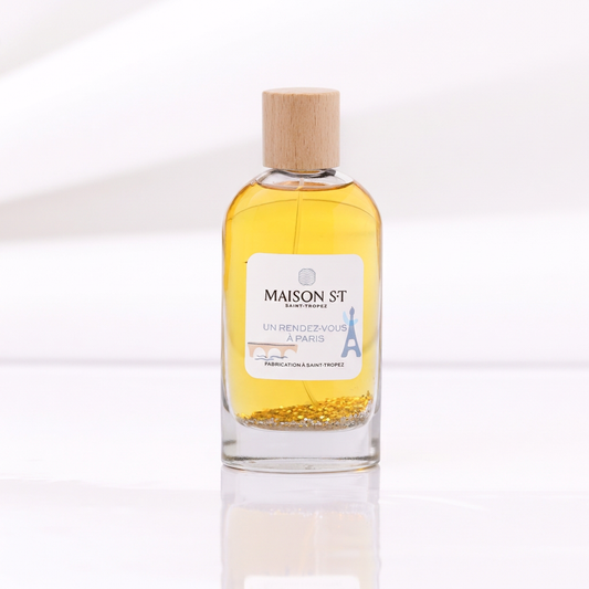 Un rendez-vous à Paris, parfum 100 ml avec bouchon en bois clair